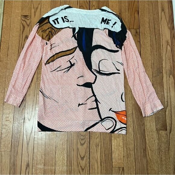 NWT Printed Artworks "Lichtenstein" Oversized Tunic Top sz.S MSRP $195 Italy - Picture 4 of 8